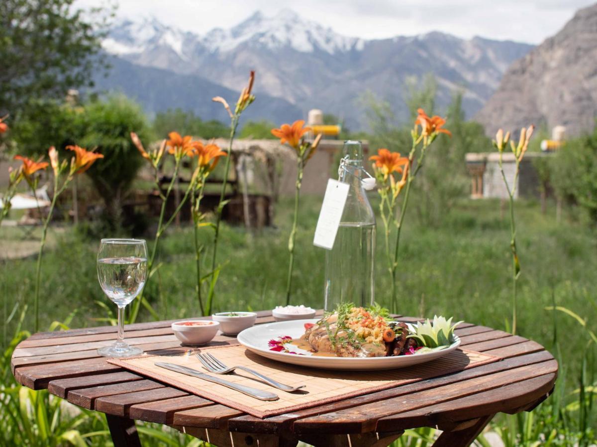 Lchang Nang Retreat-The House Of Trees-Nubra Valley Hotel Sumur Exterior foto