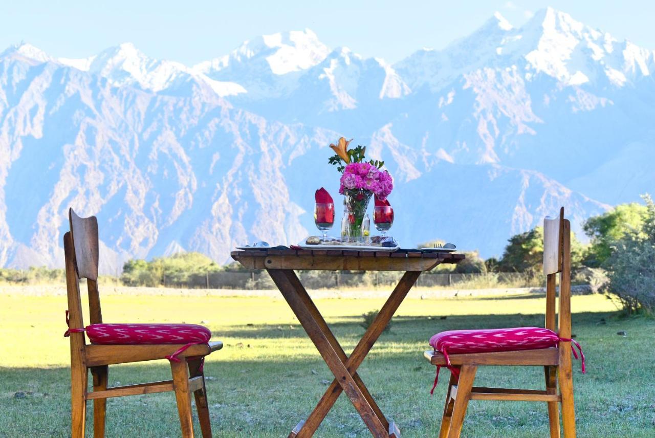 Lchang Nang Retreat-The House Of Trees-Nubra Valley Hotel Sumur Exterior foto