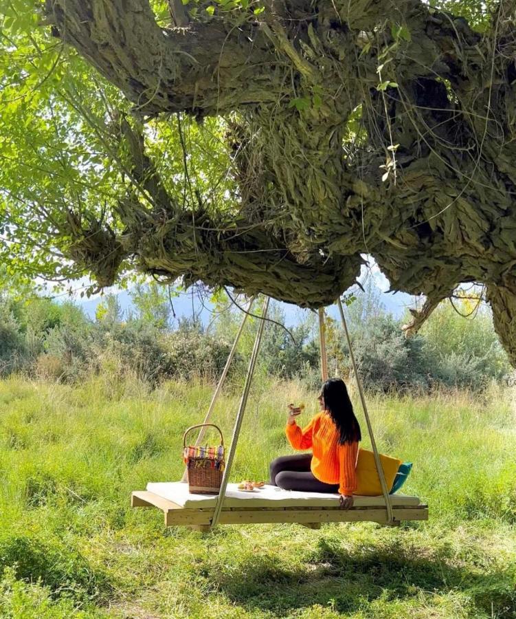 Lchang Nang Retreat-The House Of Trees-Nubra Valley Hotel Sumur Exterior foto