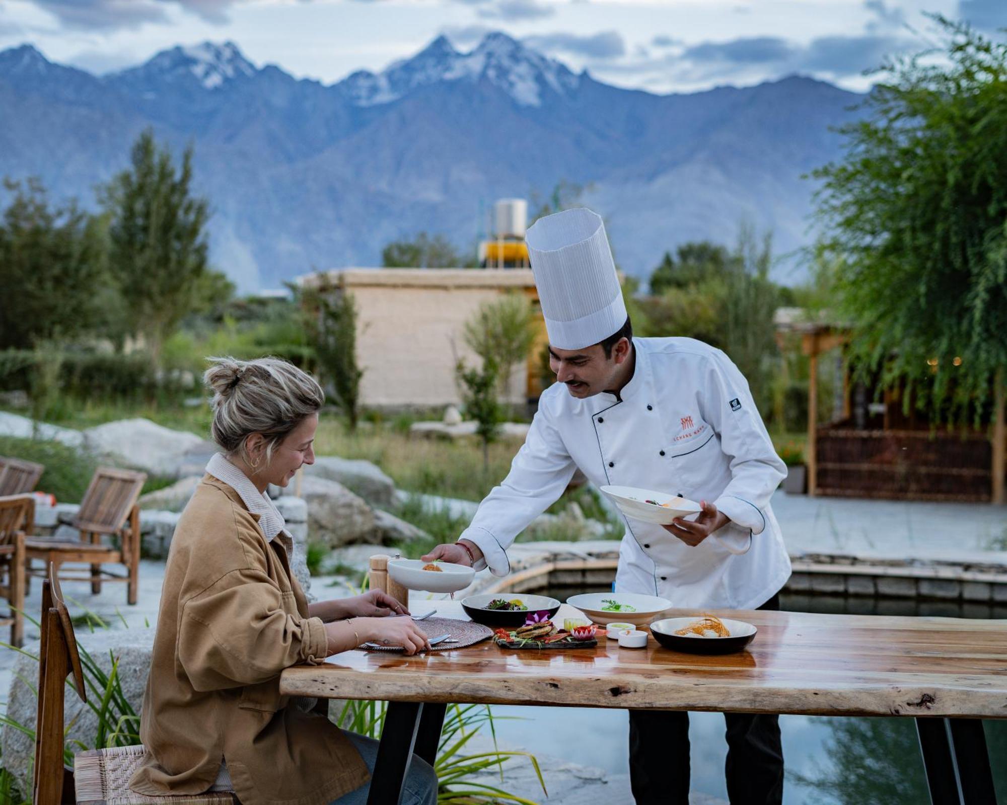 Lchang Nang Retreat-The House Of Trees-Nubra Valley Hotel Sumur Exterior foto