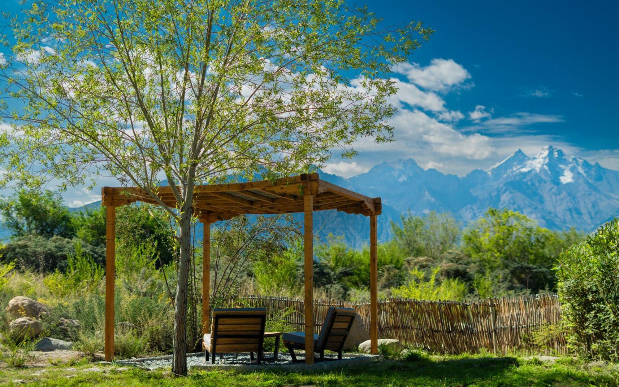 Lchang Nang Retreat-The House Of Trees-Nubra Valley Hotel Sumur Exterior foto