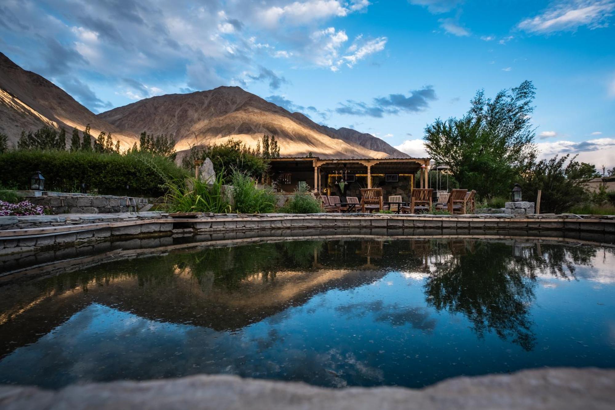 Lchang Nang Retreat-The House Of Trees-Nubra Valley Hotel Sumur Exterior foto