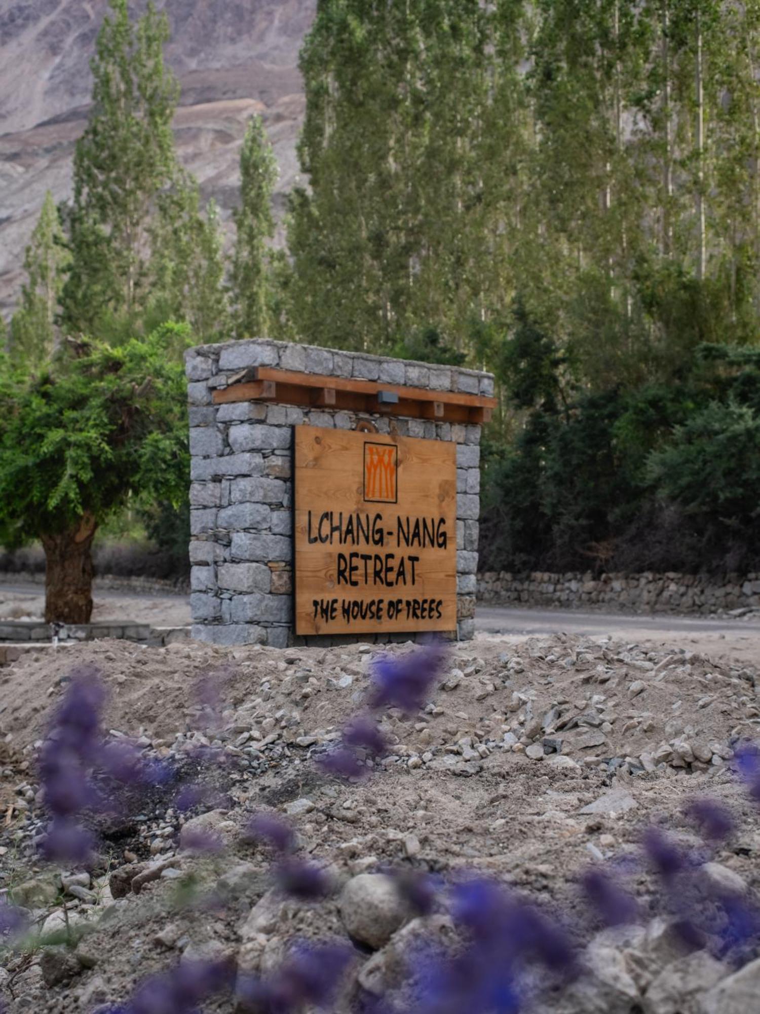 Lchang Nang Retreat-The House Of Trees-Nubra Valley Hotel Sumur Exterior foto