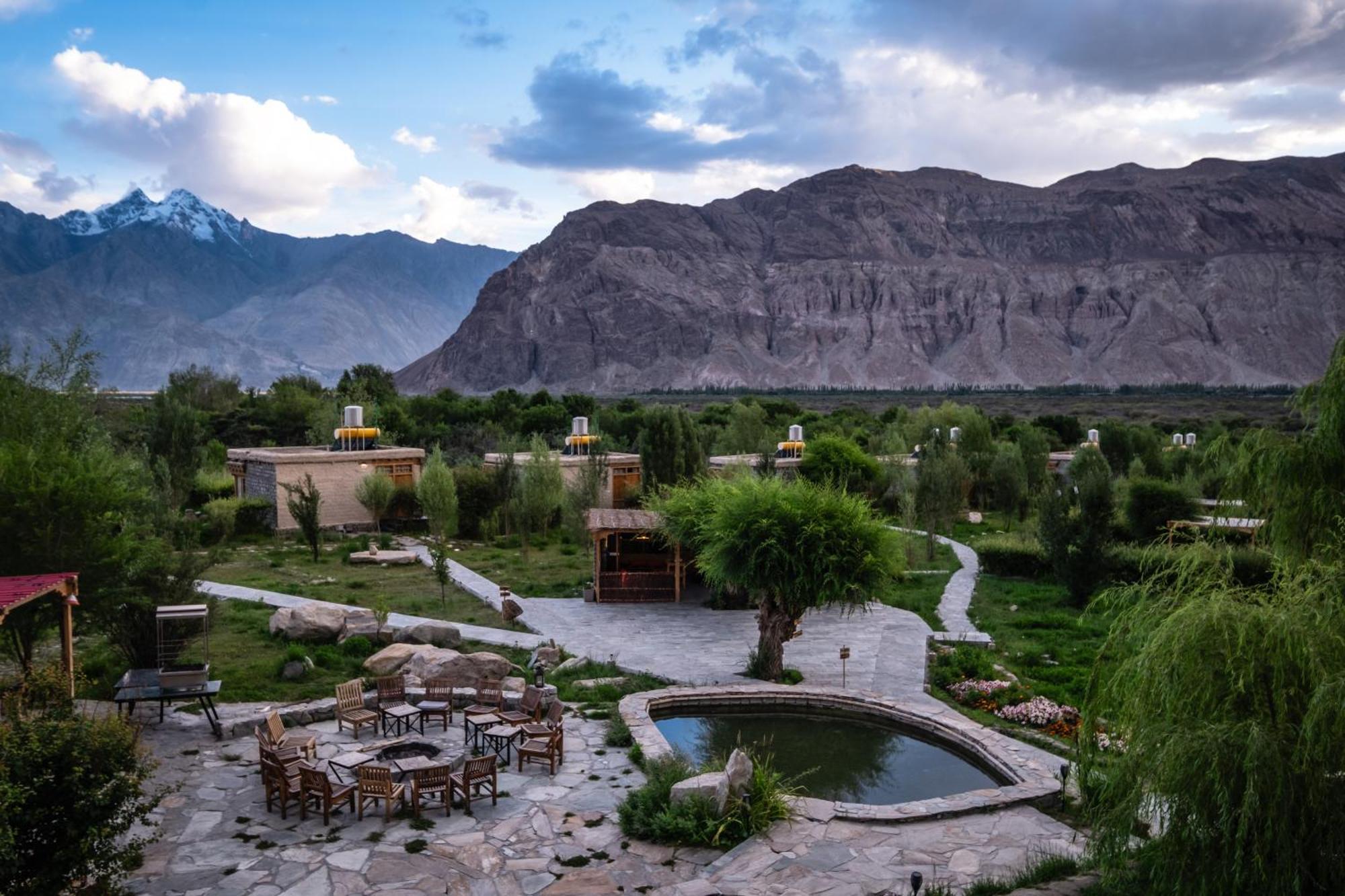 Lchang Nang Retreat-The House Of Trees-Nubra Valley Hotel Sumur Exterior foto